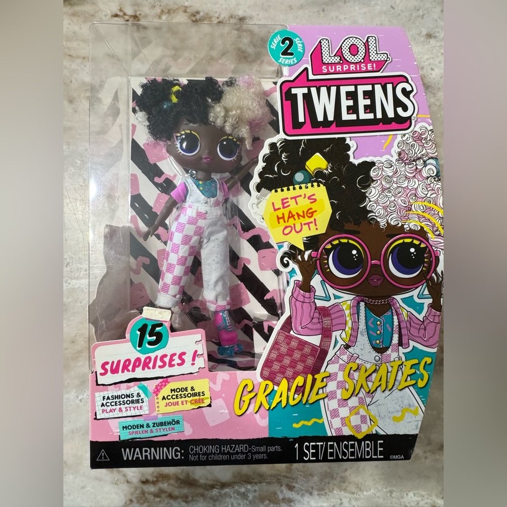 L.O.L. Surprise! Tweens Gracie Skates Doll - Pink, Black, White